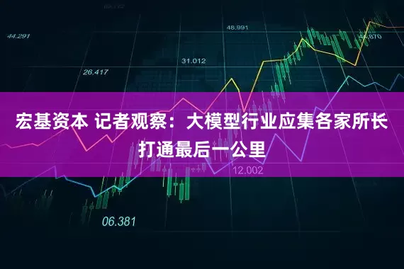 宏基资本 记者观察：大模型行业应集各家所长打通最后一公里